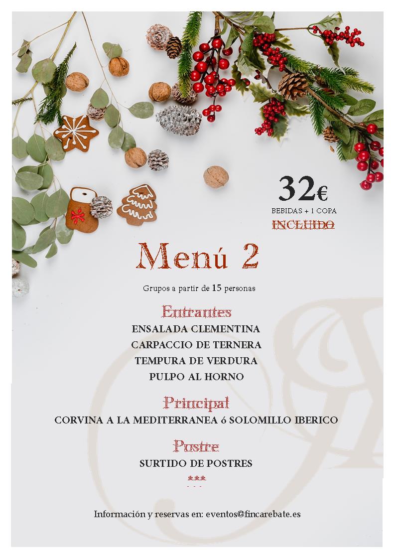 menu 2 navidad